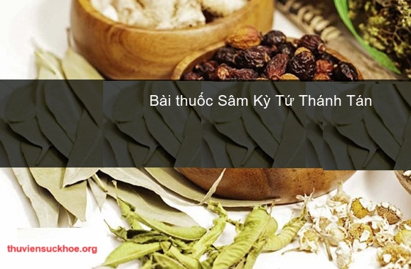Bài thuốc Sâm Kỳ Tứ Thánh Tán