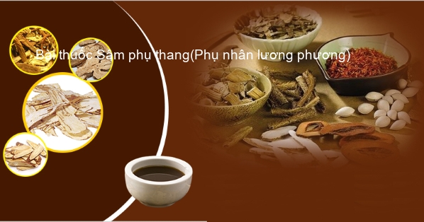 Bài thuốc Sâm phụ thang(Phụ nhân lương phương)